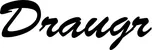 Produktbeispiel Schriftzug - Draugr