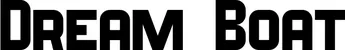 Produktbeispiel Schriftzug - Dream Boat
