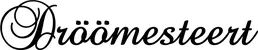 Produktbeispiel Schriftzug - Dröömesteert