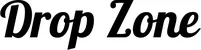 Produktbeispiel Schriftzug - Drop Zone