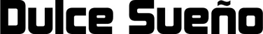 Produktbeispiel Schriftzug - Dulce Sueño