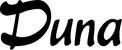 Produktbeispiel Schriftzug - Duna