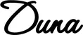 Produktbeispiel Schriftzug - Duna