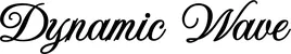 Produktbeispiel Schriftzug - Dynamic Wave