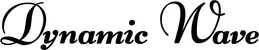 Produktbeispiel Schriftzug - Dynamic Wave