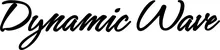 Produktbeispiel Schriftzug - Dynamic Wave