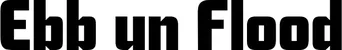 Produktbeispiel Schriftzug - Ebb un Flood