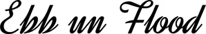 Produktbeispiel Schriftzug - Ebb un Flood