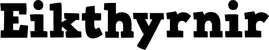 Produktbeispiel Schriftzug - Eikthyrnir