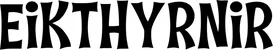 Produktbeispiel Schriftzug - Eikthyrnir