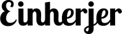 Produktbeispiel Schriftzug - Einherjer