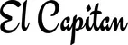 Produktbeispiel Schriftzug - El Capitan