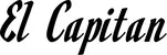 Produktbeispiel Schriftzug - El Capitan