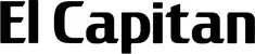 Produktbeispiel Schriftzug - El Capitan