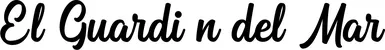 Produktbeispiel Schriftzug - El Guardián del Mar