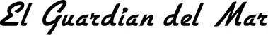 Produktbeispiel Schriftzug - El Guardián del Mar