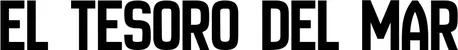 Produktbeispiel Schriftzug - El Tesoro del Mar