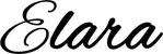 Produktbeispiel Schriftzug - Elara
