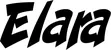 Produktbeispiel Schriftzug - Elara