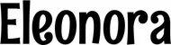 Produktbeispiel Schriftzug - Eleonora
