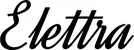 Produktbeispiel Schriftzug - Elettra