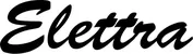 Produktbeispiel Schriftzug - Elettra