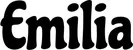 Produktbeispiel Schriftzug - Emilia