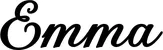 Produktbeispiel Schriftzug - Emma