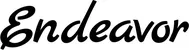 Produktbeispiel Schriftzug - Endeavor