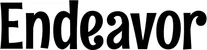 Produktbeispiel Schriftzug - Endeavor