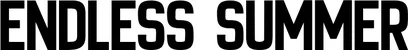Produktbeispiel Schriftzug - Endless Summer