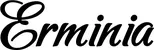 Produktbeispiel Schriftzug - Erminia