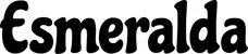 Produktbeispiel Schriftzug - Esmeralda