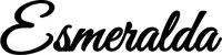 Produktbeispiel Schriftzug - Esmeralda