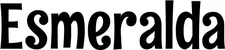 Produktbeispiel Schriftzug - Esmeralda