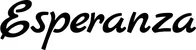 Produktbeispiel Schriftzug - Esperanza
