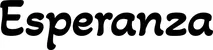 Produktbeispiel Schriftzug - Esperanza