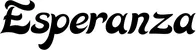 Produktbeispiel Schriftzug - Esperanza