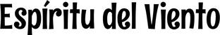Produktbeispiel Schriftzug - Espíritu del Viento