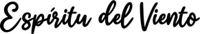 Produktbeispiel Schriftzug - Espíritu del Viento
