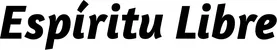 Produktbeispiel Schriftzug - Espíritu Libre