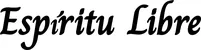 Produktbeispiel Schriftzug - Espíritu Libre