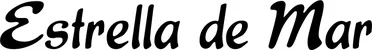 Produktbeispiel Schriftzug - Estrella de Mar