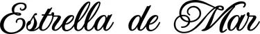 Produktbeispiel Schriftzug - Estrella de Mar