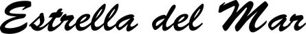 Produktbeispiel Schriftzug - Estrella del Mar