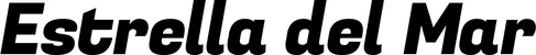 Produktbeispiel Schriftzug - Estrella del Mar