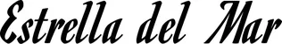 Produktbeispiel Schriftzug - Estrella del Mar