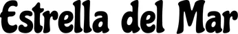 Produktbeispiel Schriftzug - Estrella del Mar
