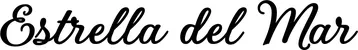 Produktbeispiel Schriftzug - Estrella del Mar