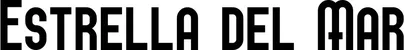Produktbeispiel Schriftzug - Estrella del Mar